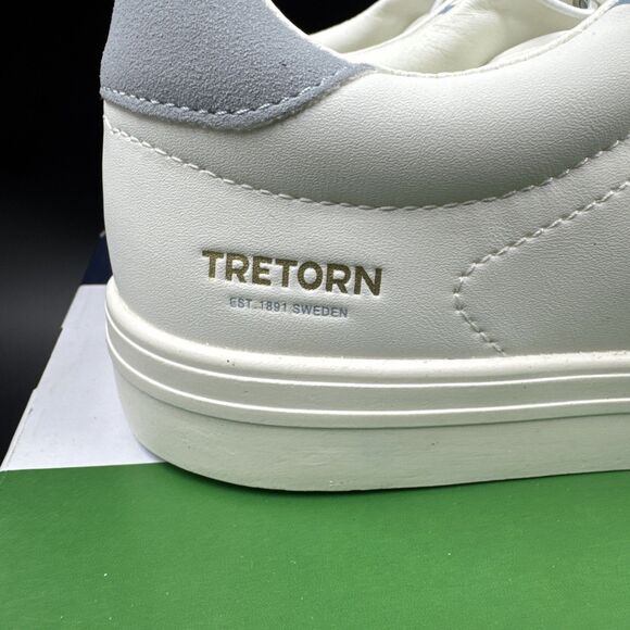 Tretorn “Serve” Women’s White/Blue 8.5 Memory Foam Footbed Sneaker Shoes NEW - Picture 11 of 16